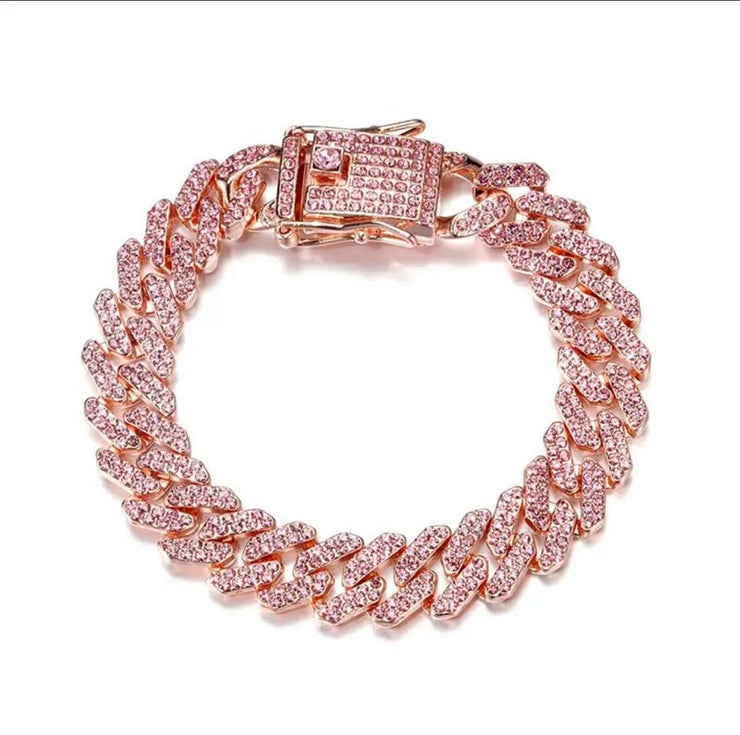 New Fashion Luxury Iced Out Cuban Bracelet